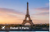 Dubai → Paris